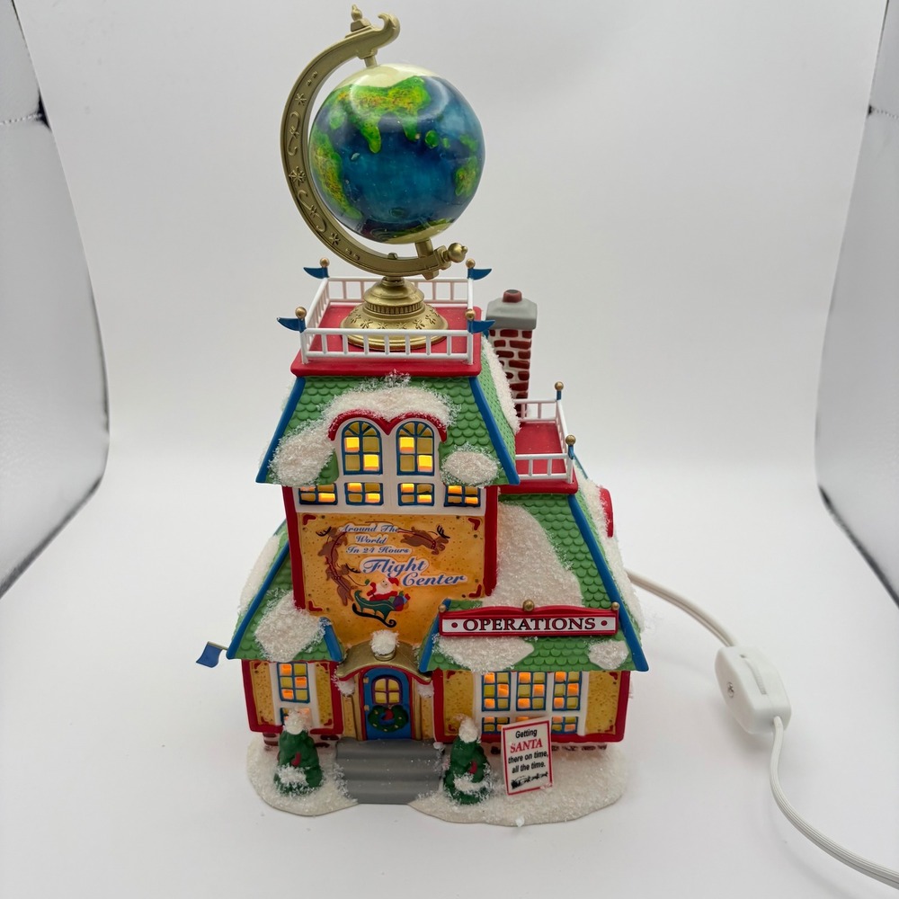 Dept 56 North Pole Series Around the World in 24 Hours Flight Center 56.56790 - Picture 1 of 8
